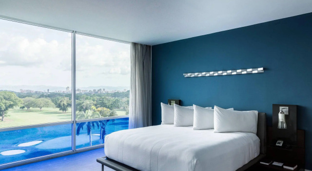 Двухместный люкс c 1 комнатой с балконом и с видом на поле для гольфа Marriott Maracay Golf Resort