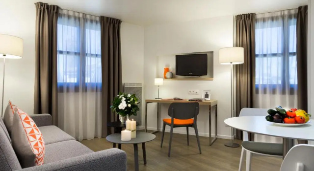 Апартаменты c 1 комнатой Citadines Presquîle Lyon