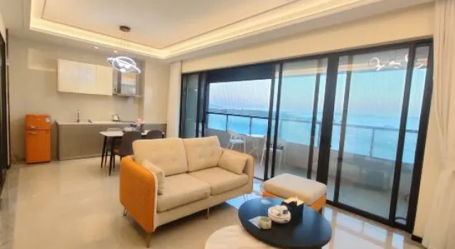 Двухместный люкс c 1 комнатой с балконом и с красивым видом из окна Starfish Apartment (Shantou Zhonghai Gold Coast Branch)