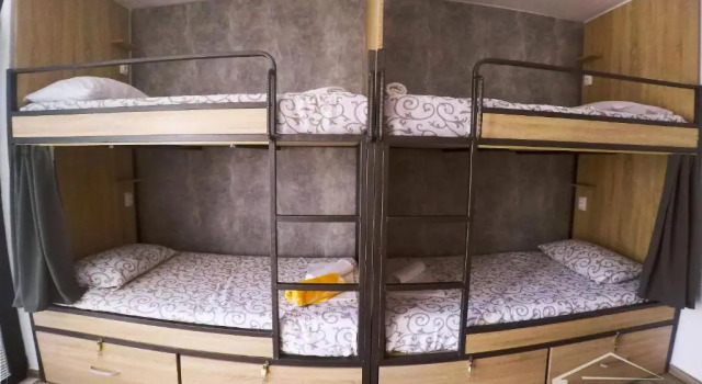 Кровать в общем номере Hostel Center