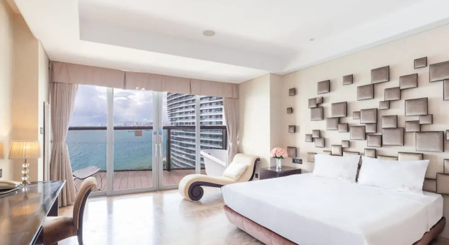 Номер Grand Yuejia Sea Apartment Phoenix Island