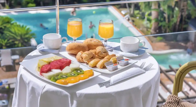 Номер Superior с балконом и с видом на бассейн Sumus Hotel Stella and Spa 4S Adults Recommended
