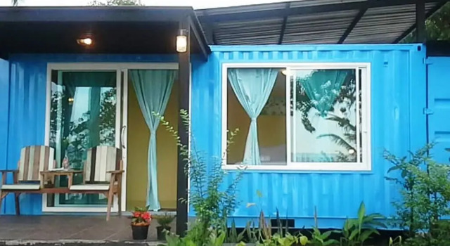 Коттедж с балконом и с видом на сад Think & Retro Cafe Lipa Noi Samui