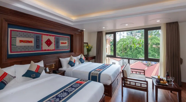 Трёхместный номер Standard с видом на горы Sapa Passion Hotel & Spa