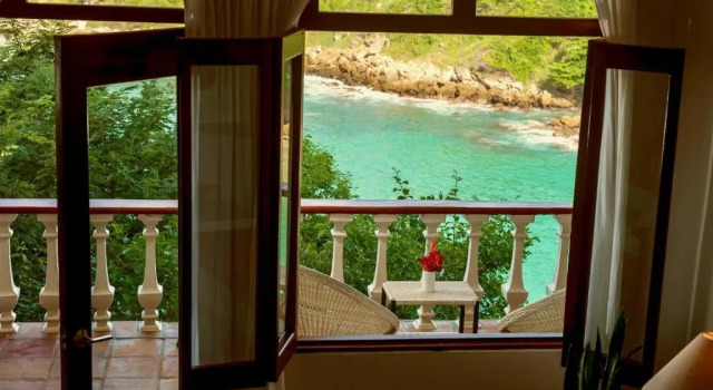 Двухместный люкс с видом на море Villas Carrizalillo