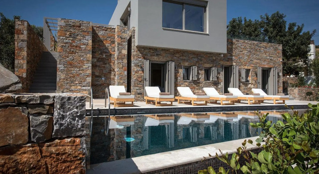 Modern design 3 bedroom villa next to the sandy beach