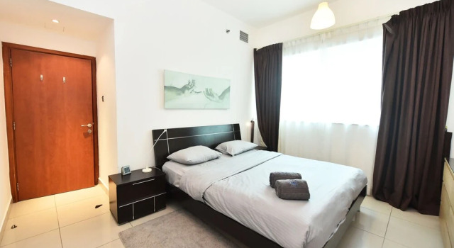 PLO -1 Bedroom with balcony Dubai Marina, Забронировать Отель Дубай-Марина , рядом с Международный яхт-клуб Дубая