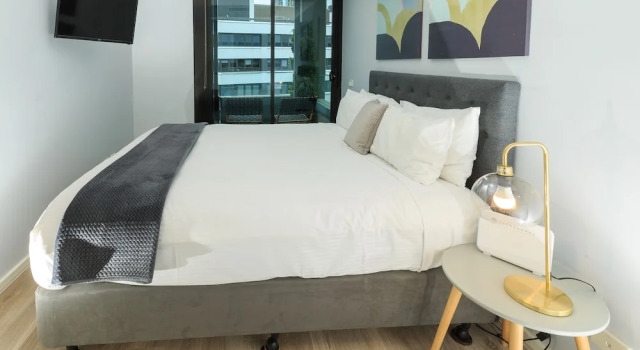 Апартаменты c 1 комнатой с балконом Waterfront Melbourne Apartments