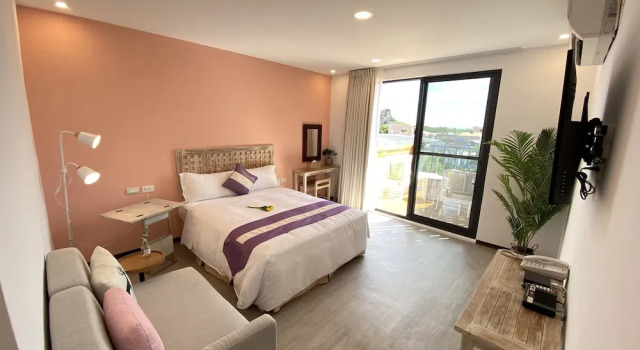 Двухместный номер Standard с балконом и с видом на море Kenting Sunhow Inn