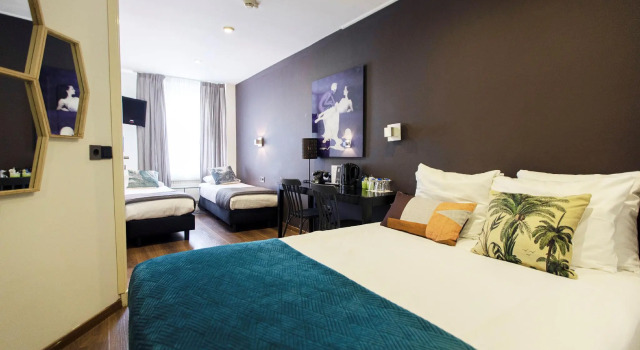 Четырёхместный номер Quentin Canal House Hotel