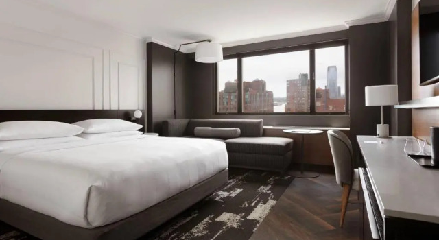 Двухместный room Deluxe New York Marriott Downtown