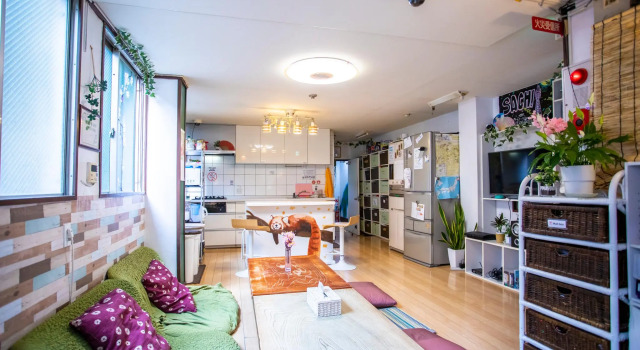 Кровать в общем номере Peace House Sachi - Hostel
