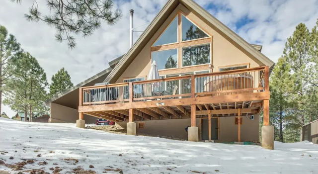 Angel Fire Cabin w/ Deck: 3 Mi to Ski Lifts!