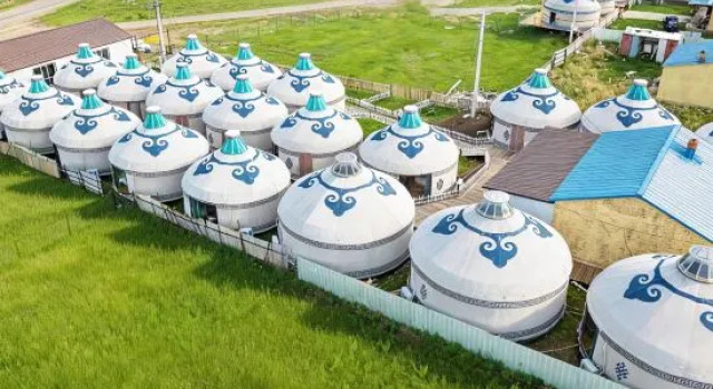 Muyuanqing Mongolian  Yurt Homestay, Buchen Sie Hotel Hulun Buir 