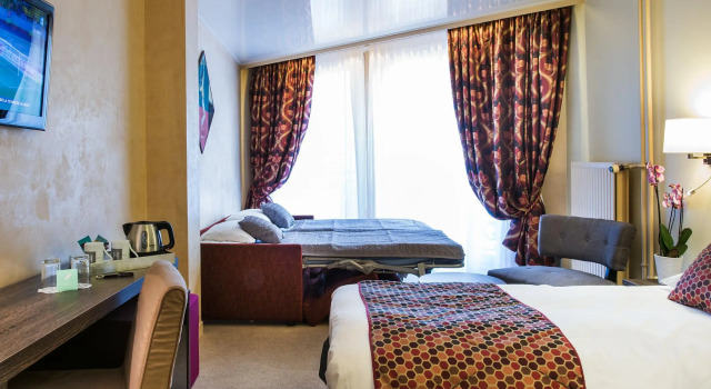Четырёхместный номер Superior Hôtel Harvey