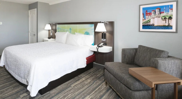 Двухместный номер Standard с балконом и рядом с пляжем Hampton Inn Saint Augustine Beach