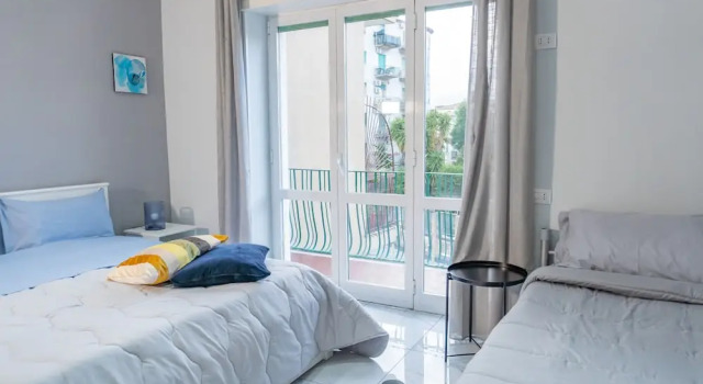 Deluxe Zimmer mit Balkon Hostel Partenope