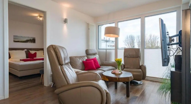 Duenenpark-Heiligenhafen-Haus-Duenenblick-Wohnung-6-Himmelszelt, Забронировать Отель Хайлигенхафен земля Шлезвиг-Гольштейн