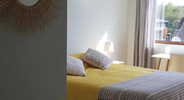 Семейные апартаменты с 2 комнатами с балконом Departamento Nuevo Con Vista Al Lago