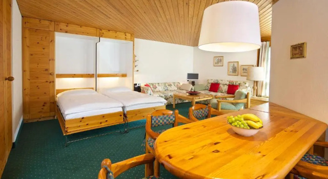 Студия Schweizerhof Ferienwohnungen Lenzerheide 1