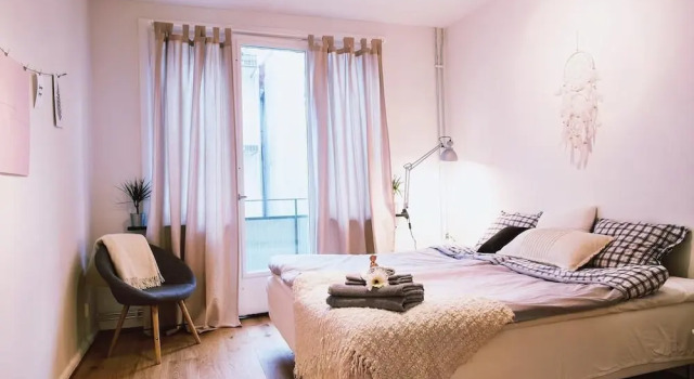 Апартаменты Comfort с 2 комнатами с балконом и с видом на город Comfortable Apartments