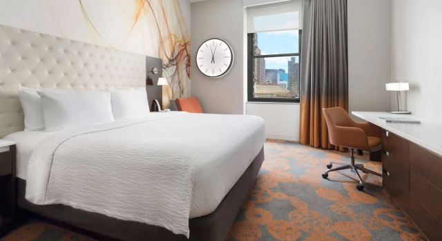 Двухместная студия Residence Inn by Marriott New York Downtown Manhattan/World Trade Center Area