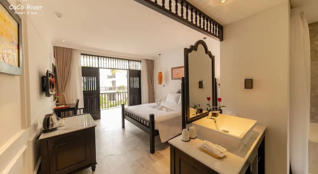 Двухместный номер Deluxe с видом на сад Hoi An Coco River Resort & Spa