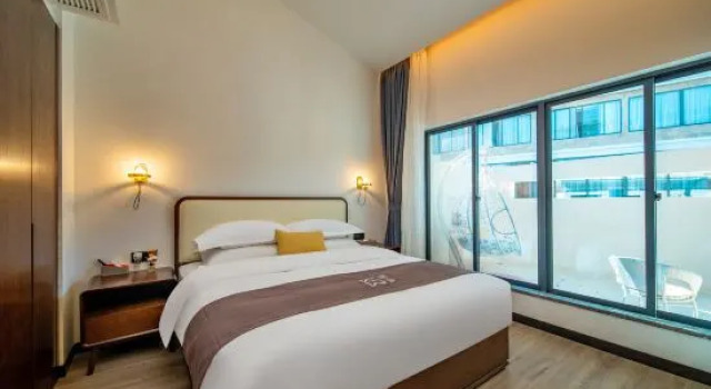 Люкс Deluxe Weishe Villa Private Pool Design Beautiful Stay
