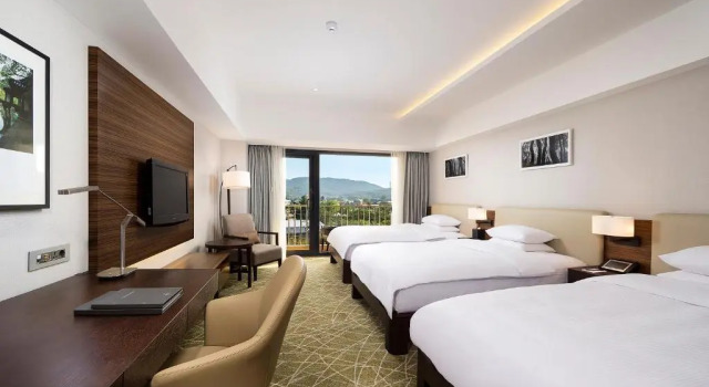 Трёхместный номер Deluxe Hilton Gyeongju