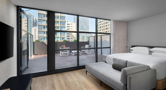 Courtyard by Marriott Melbourne Flagstaff Gardens, Забронировать Отель Бизнес-отели Мельбурна, рядом с Australian Institute of Management, 4* 5*