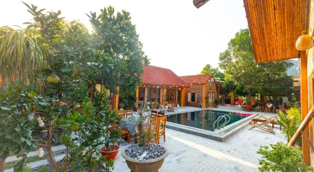 Двухместный номер Standard с видом на сад Tam Coc mountain bungalow