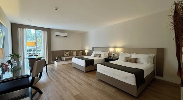 Номер Standard с красивым видом из окна Hotel JP Ribeirão Preto Resort & Convenções by Nacional Inn