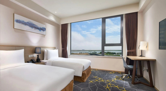 Двухместный номер Deluxe Q-Box Hotel Shanghai Sanjiagang