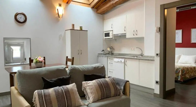 Апартаменты c 1 комнатой Tresanea Apartamentos
