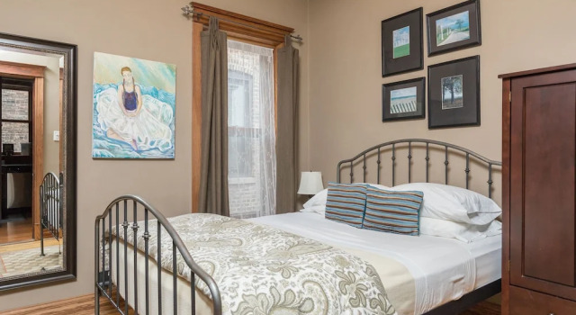 Апартаменты Classic с 3 комнатами Chicago Guest House Wrigleyville