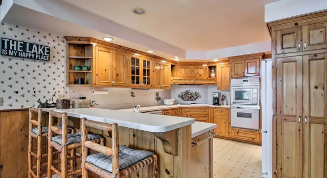 Dock Access & Hot Tub: Waterfront Meeks Bay Home
