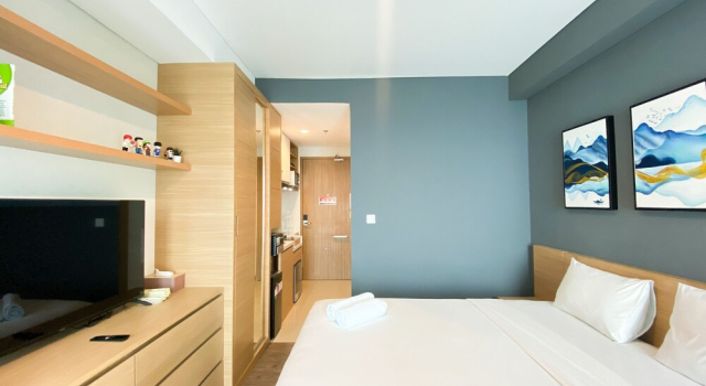 Simply Look And Warm Studio Room Tamansari Iswara Apartment