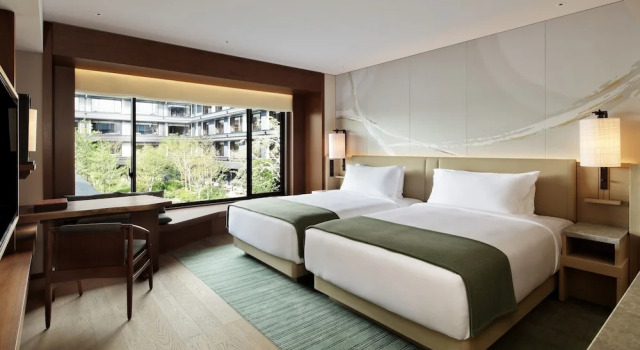 Четырёхместный номер Standard с видом на сад HOTEL THE MITSUI KYOTO, a Luxury Collection Hotel & Spa