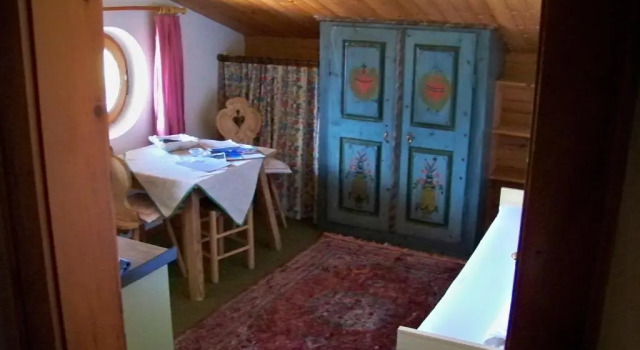 Студия с балконом и с красивым видом из окна Gästehaus Bichl