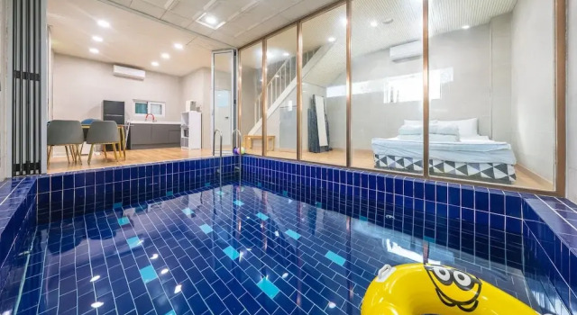 Номер Standard с 2 комнатами с балконом Gapyeong Ddel Poolvilla
