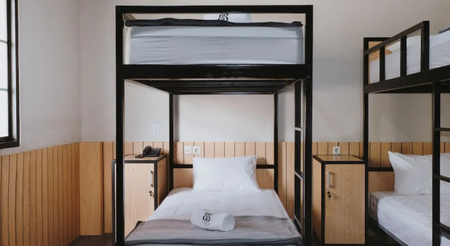 Letto in camerata Borobudur Bed & Breakfast
