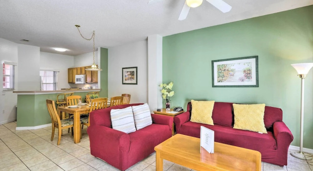 Апартаменты с 3 комнатами с балконом Cozy Kissimmee Townhome ~ 8 Mi to Disney World!