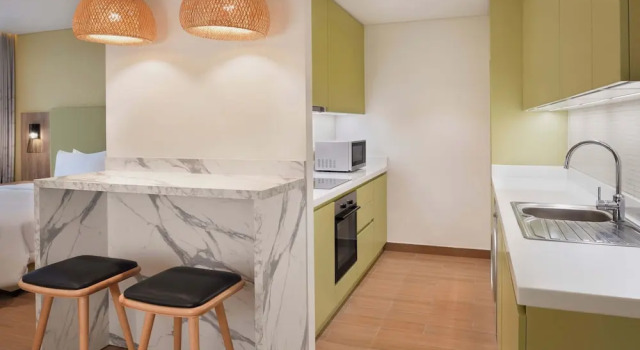 Double Studio with city view Element by Marriott City Center Doha