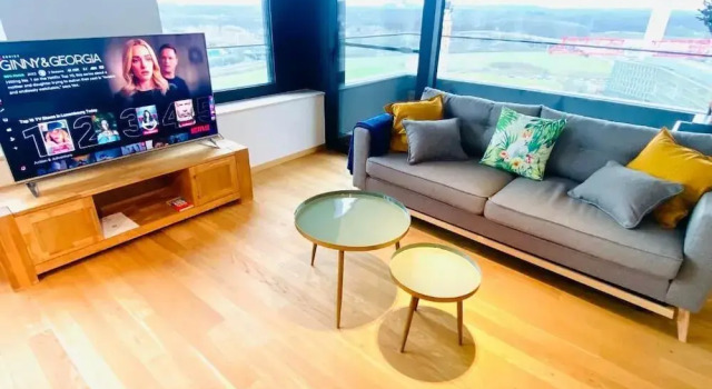 Апартаменты Deluxe 1 Bedroom SPA - Gym - Terrace & Parking