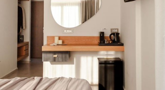 Номер Standard с частичным видом на море Batis Aero Beachfront Wellbeing Hotel