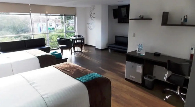Habitación doble Estándar con balcón y con vista a la ciudad Hotel Valgus