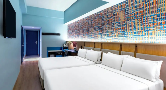 Четырёхместный номер Superior ibis Styles Kuala Lumpur Bukit Bintang