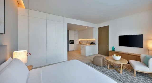 Двухместная студия для гостей с ограниченными возможностями Doubletree By Hilton Abu Dhabi Yas Island Residences