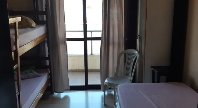 Кровать в общем номере с балконом Hostel Casa Grande