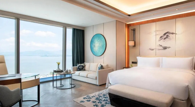 Двухместный номер Deluxe с видом на море Raffles Shenzhen